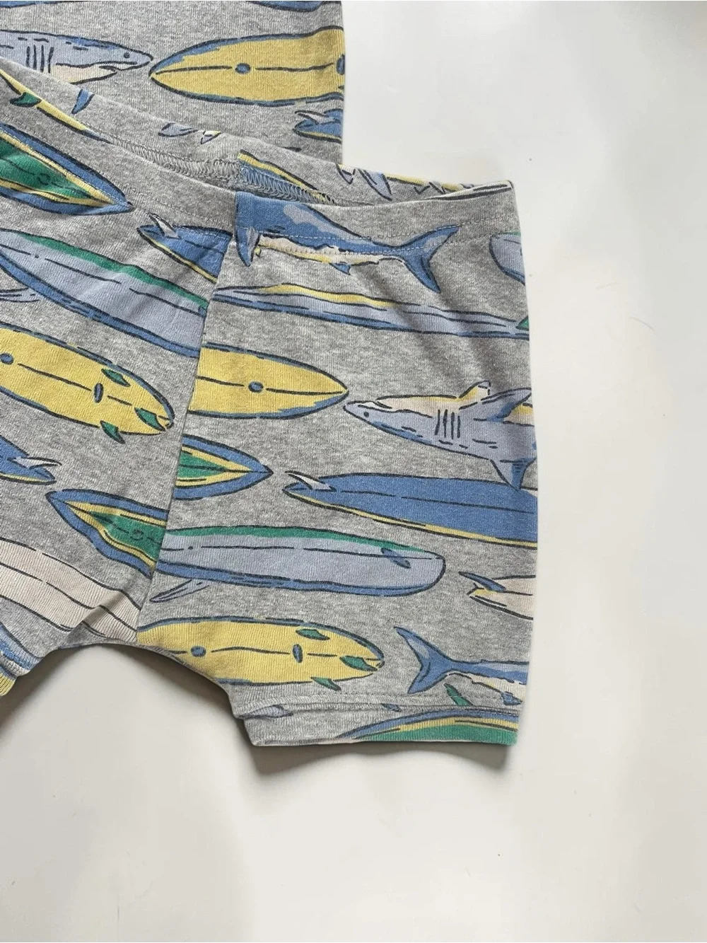 GAP VGUC Organic Cotton Shark Surf Board Print Short Pajamas